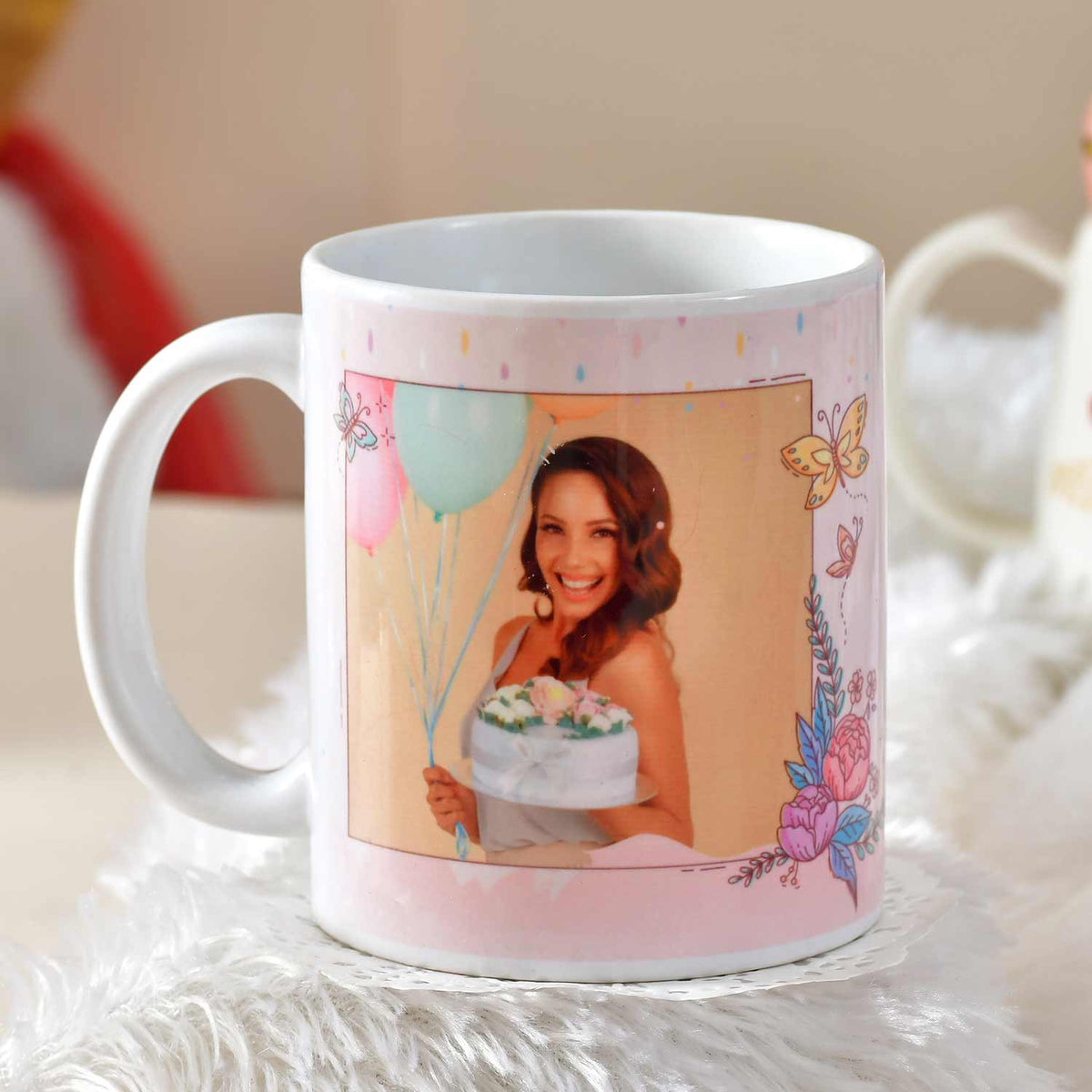 Birthday Chocolate Cushion and Mug Gift Set