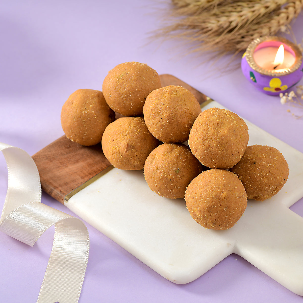 Bhai Dooj Delight with Ladoo and Dry Fruits