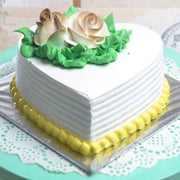 Best Heart Shape Vanilla Cake