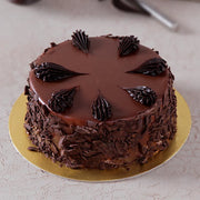 Eggless Whipped Cream Choco Chocolate Cake