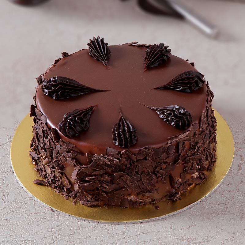 Eggless Whipped Cream Choco Chocolate Cake