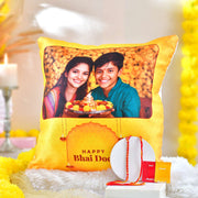 Bhai Dooj Special Brother Personalized Cushion
