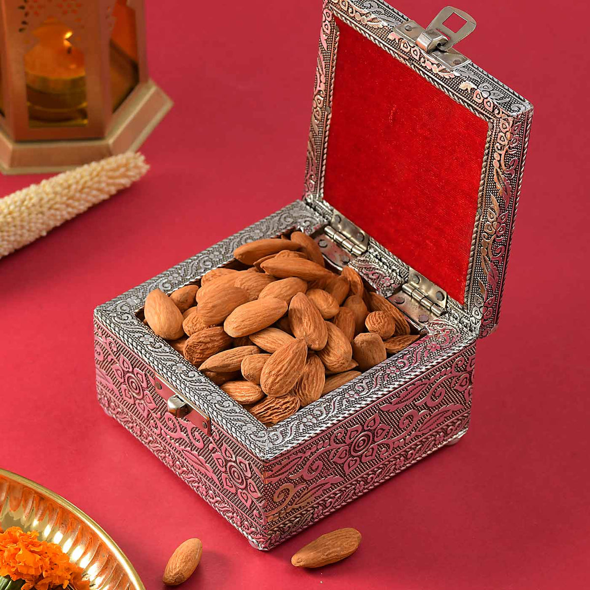Box of Crunchy Almond for Bhaidooj Gift