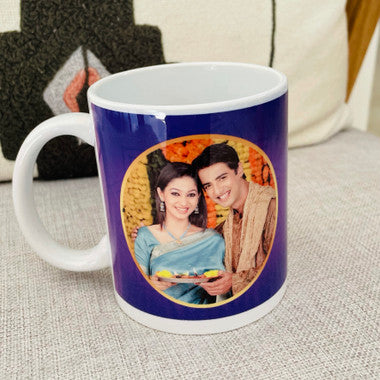 Diwali Personalized Photo Mug and Cushion with Combo