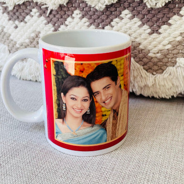 Personalized Photo Mug and Soanpapdi for Diwali
