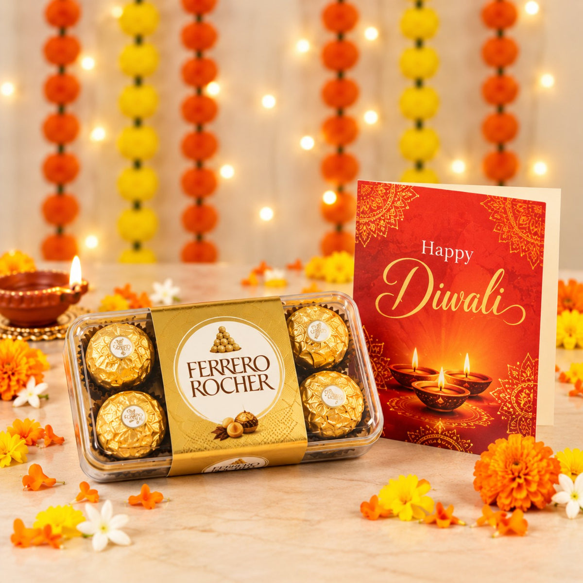 Exotic Flavour Nut s and Chocolate Diwali Gift