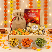 Exotic Flavour Nut s and Chocolate Diwali Gift
