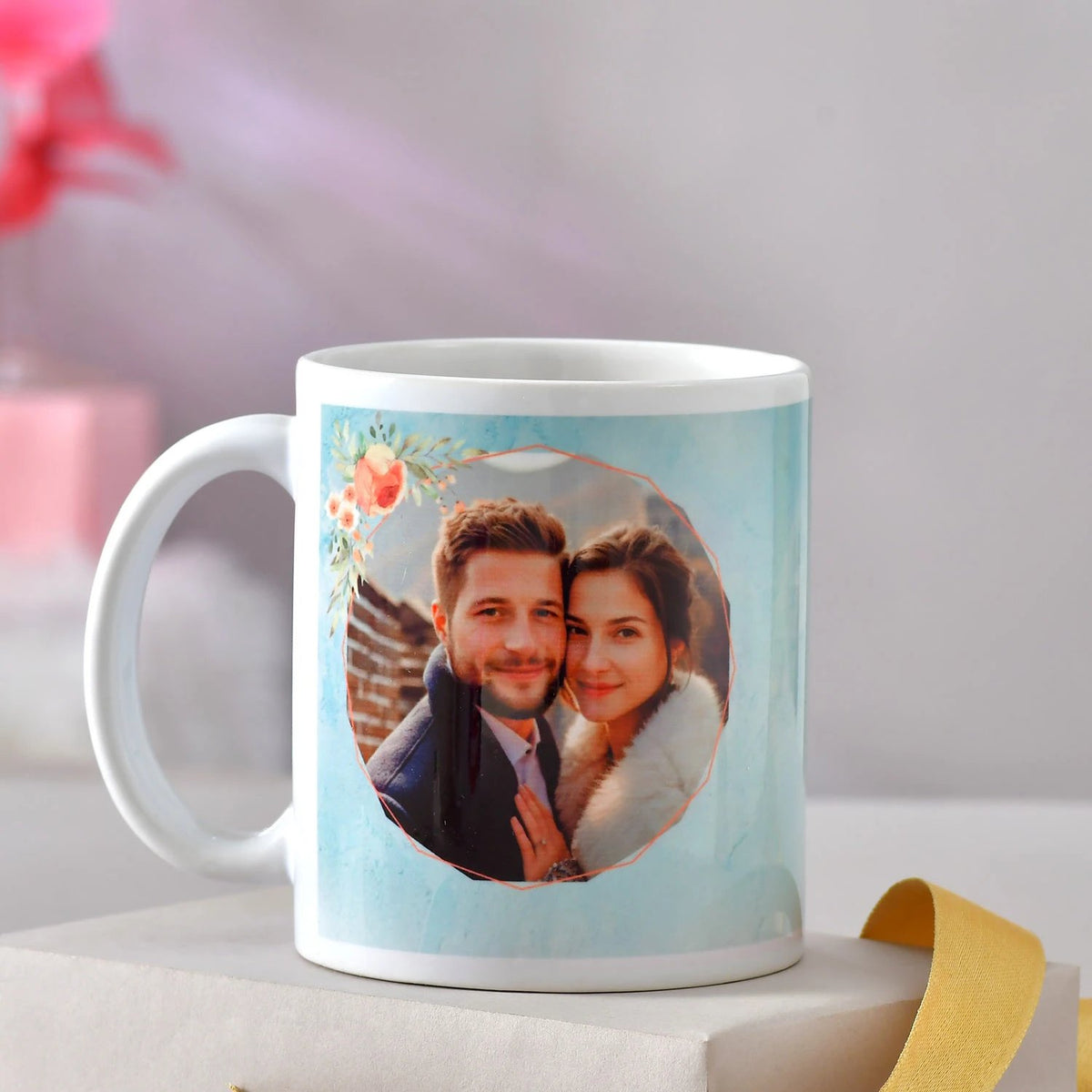 Happy Anniversary Personalized Photo Mug