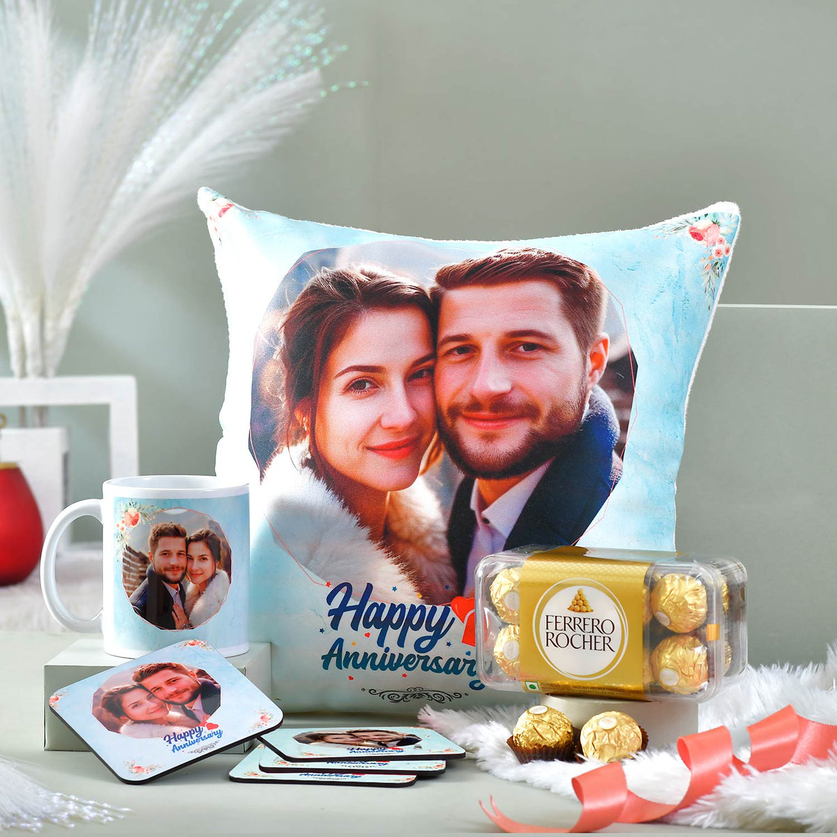 Personalized Anniversary Gift with Ferrero Rocher