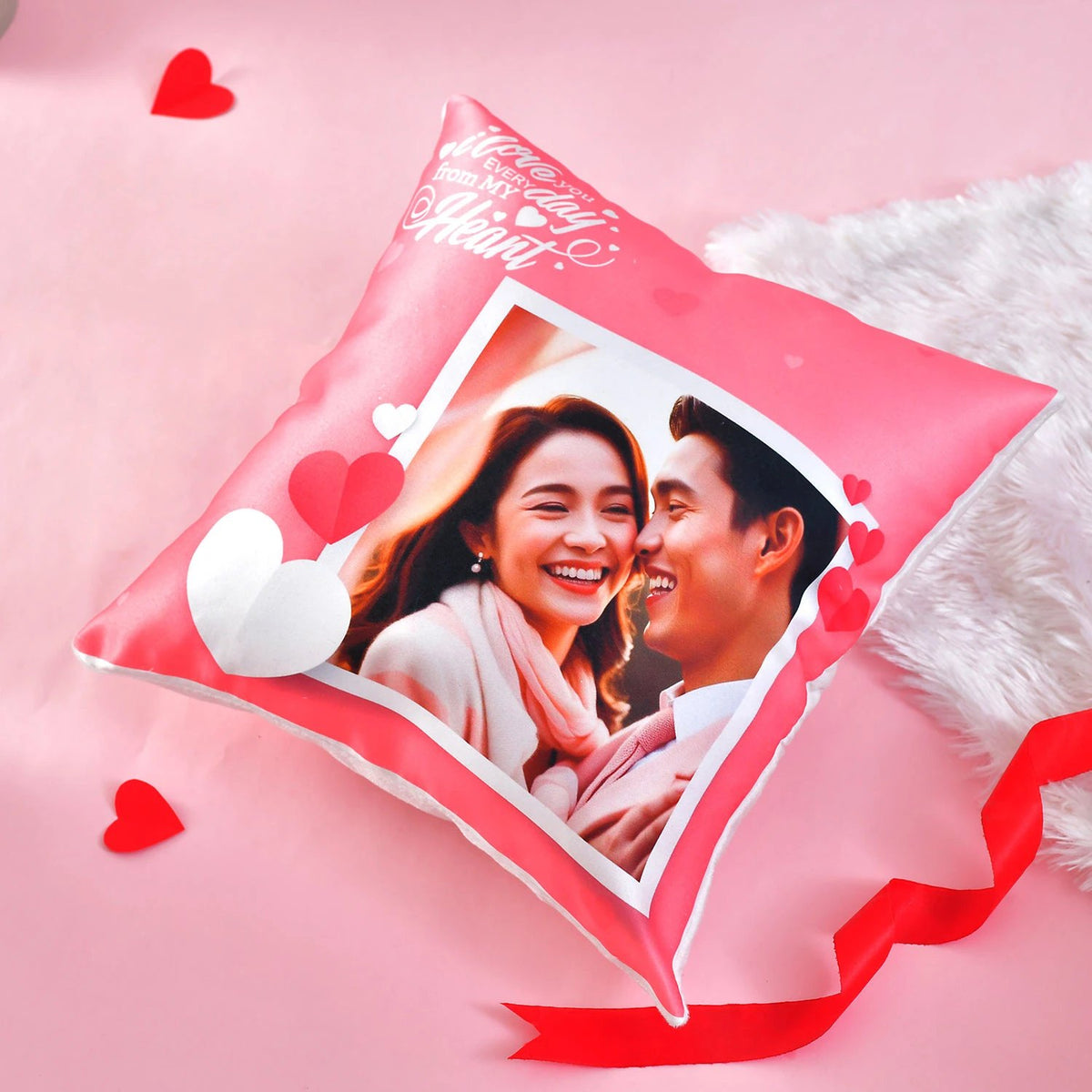Personalized Photo Cushion for Love