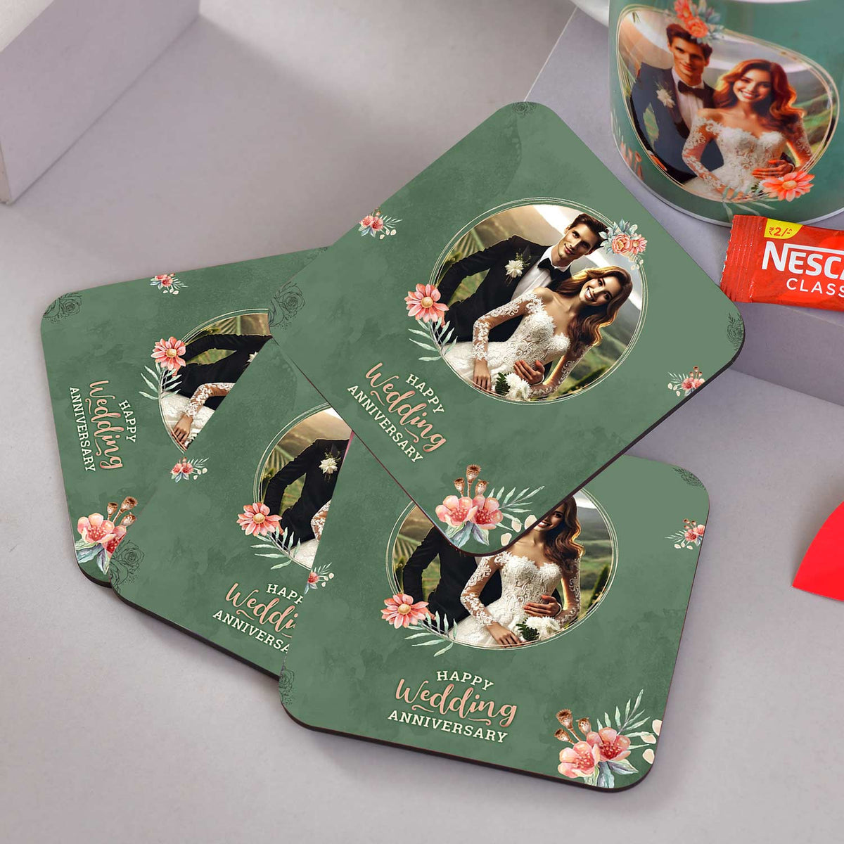 Personalized Coffee Lover Anniversary Gift